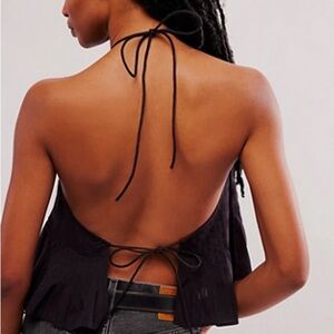 NWT Free People Cruel Summer Backless Halter Top